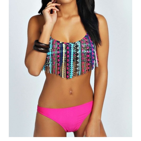 TWO-PIECE BATHING SUIT - Picture 4 of 8